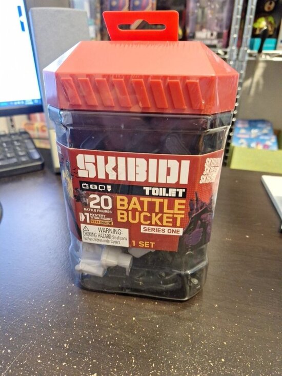 Other - Skibidi Toilet Battle Bucket Series 1 – Collectible Figure Set – NEW